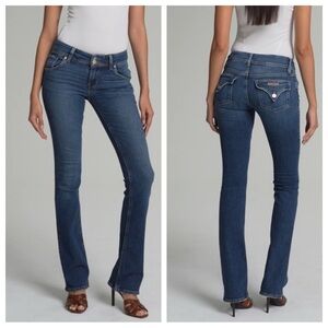 NWT Hudson Beth Crop Baby Boot Jeans Size 28 Blue